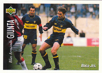 Blas Armando Giunta Boca Juniors 1995 Upper Deck Futbol Argentina #8